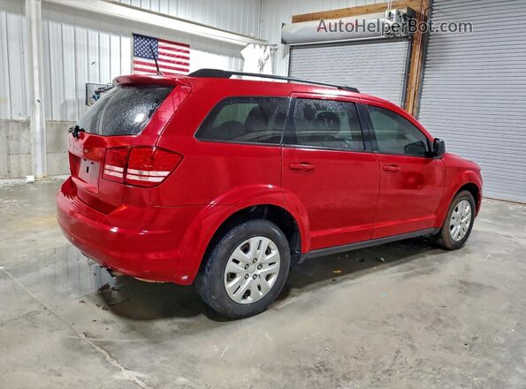 3C4PDCAB1JT531555 2018 DODGE JOURNEY Red Задня права чверть