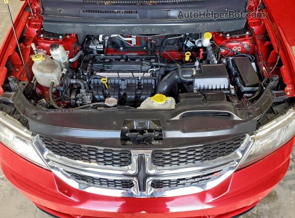 3C4PDCAB1JT531555 2018 DODGE JOURNEY Red Вид підкапотного простору