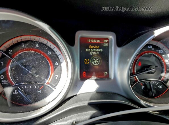 3C4PDCAB1JT531555 2018 DODGE JOURNEY Red Вид щитка приладів
