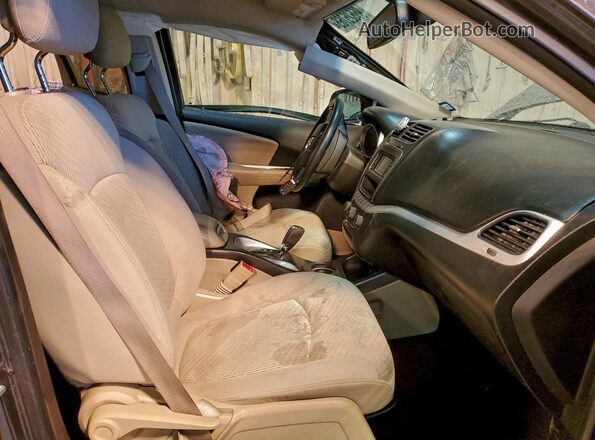 3C4PDCAB1LT180374 2020 DODGE JOURNEY Gray Вид салону спереду