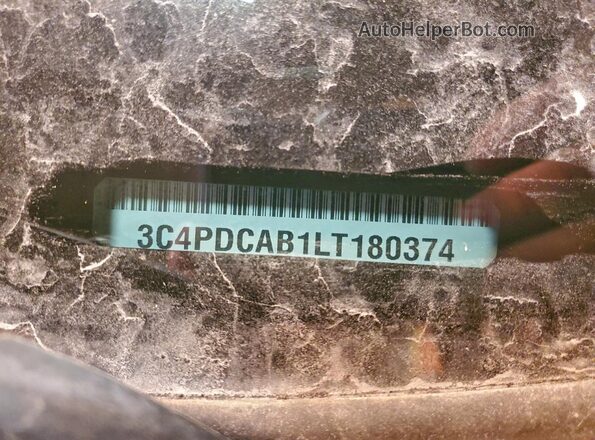 3C4PDCAB1LT180374 2020 DODGE JOURNEY Gray Панорамний вид салону 360°