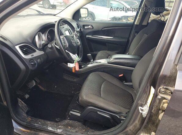 3C4PDCAB4HT557190 2017 DODGE JOURNEY Gray Widok wnętrza z przodu