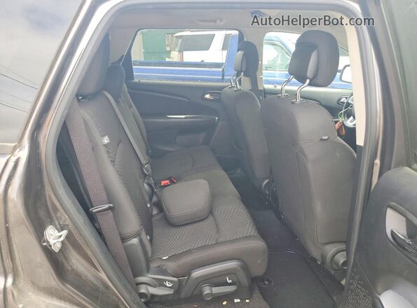 3C4PDCAB4HT557190 2017 DODGE JOURNEY Gray Widok wnętrza z tyłu