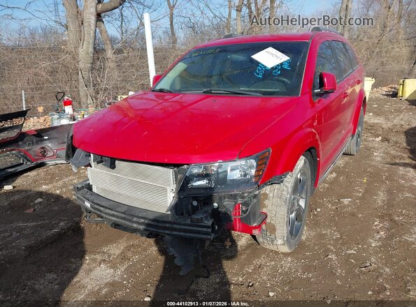 3C4PDCGGXGT114897 2016 DODGE JOURNEY Red Przód lewy