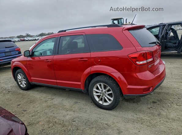 3C4PDDBG1HT567224 2017 DODGE JOURNEY Red Rear left