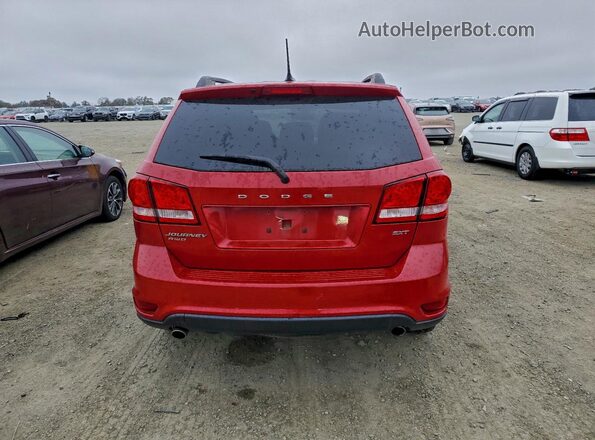 3C4PDDBG1HT567224 2017 DODGE JOURNEY Red Rear view