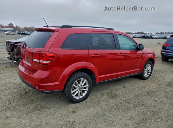3C4PDDBG1HT567224 2017 DODGE JOURNEY Red Rear right