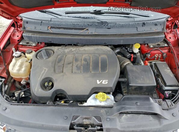 3C4PDDBG1HT567224 2017 DODGE JOURNEY Red Engine compartment view