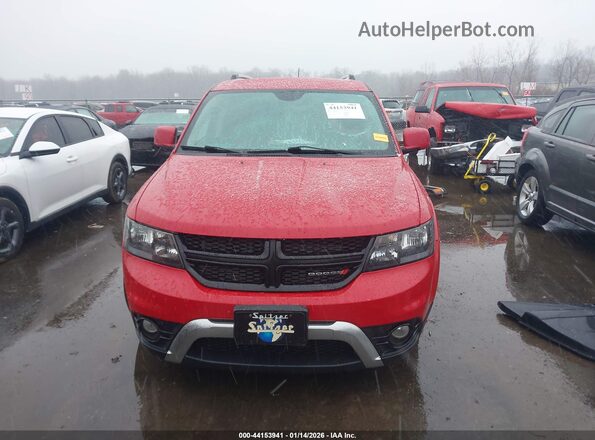 3C4PDDGG9GT144270 2016 DODGE JOURNEY Красный Вид задней части салона