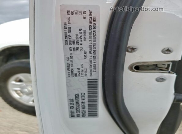 3C63R3GJXNG208626 2022 RAM 3500 Белый Вид наклейки с VIN-кодом