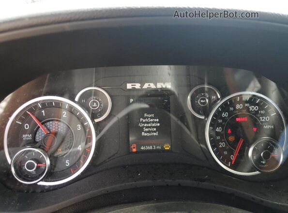 3C63RRHL1RG273602 2024 RAM 3500 Gray Instrument cluster view