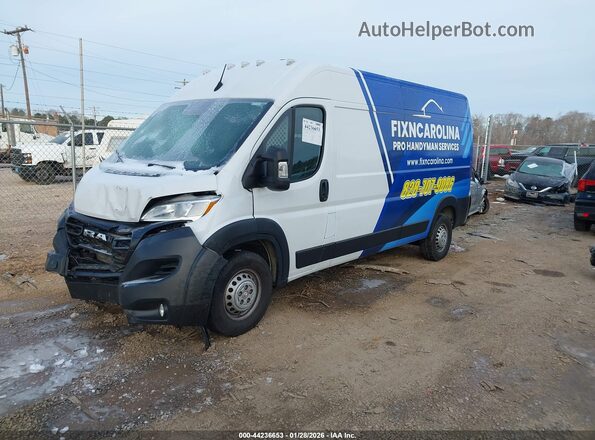 3C6LRVDG0SE523141 2025 RAM PROMASTER 2500 Белый Передняя левая четверть