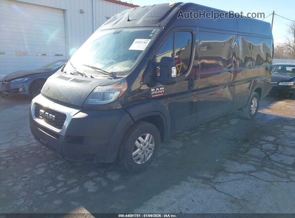 3C6LRVDG3ME538235 2021 RAM PROMASTER 2500 Black წინა მარცხენა ხედი სამი მეოთხედიდან