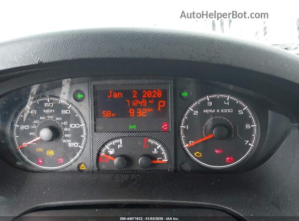3C6LRVDGXME579235 2021 RAM PROMASTER 2500 White Հետևի նստատեղերի տեսք