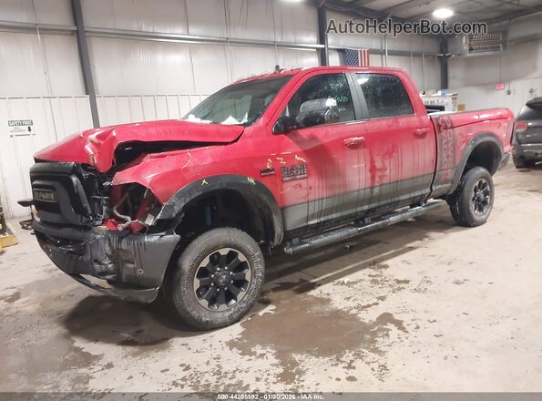 3C6TR5EJ2HG600535 2017 RAM 2500 Red წინა მარცხენა ხედი სამი მეოთხედიდან