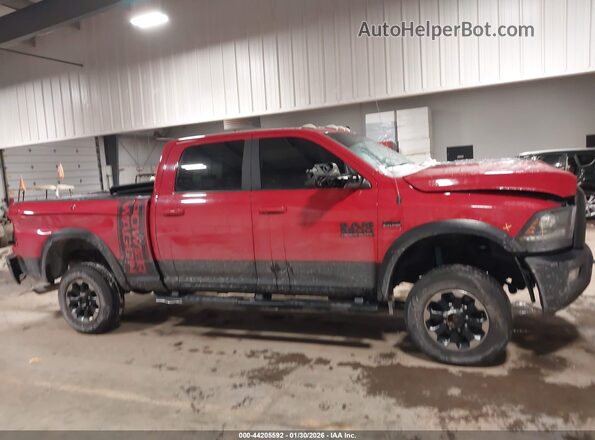 3C6TR5EJ2HG600535 2017 RAM 2500 Red უკანა სალონის ხედი
