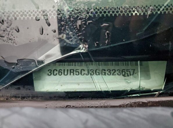 3C6UR5CJ3GG323657 2016 RAM 2500 Белый Вид подкапотного пространства