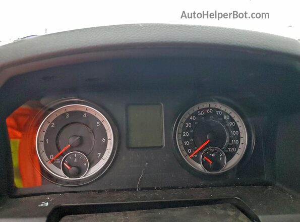 3C6UR5CJ3GG323657 2016 RAM 2500 Белый Вид щитка приборов