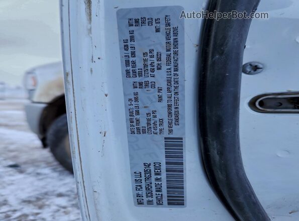 3C6UR5HJ7RG305142 2024 RAM 2500 White VIN კოდის სტიკერის ხედი