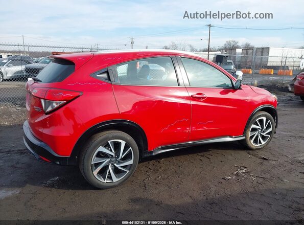 3CZRU6H12LM710203 2020 HONDA HR-V Red Вид щитка приладів
