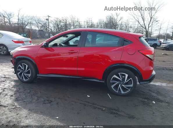 3CZRU6H12LM710203 2020 HONDA HR-V Red Вид задньої частини салону