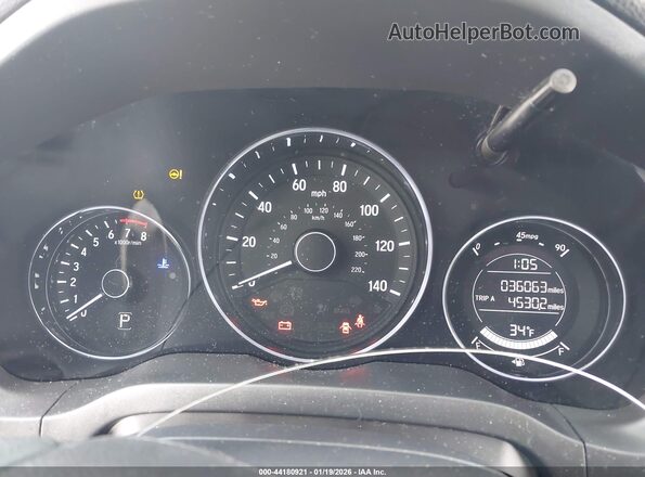 3CZRU6H31NM746677 2022 HONDA HR-V White Widok tylnych siedzeń