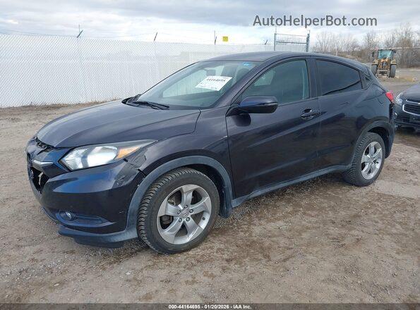 3CZRU6H50GM749784 2016 HONDA HR-V Dark Blue Передняя левая четверть