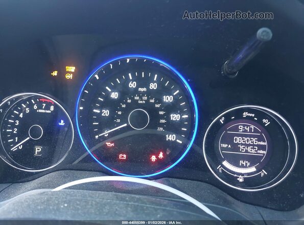 3CZRU6H51JM730555 2018 HONDA HR-V Черный Вид задних сидений