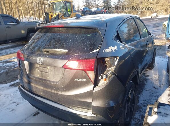 3CZRU6H51JM730555 2018 HONDA HR-V Черный Задняя правая четверть