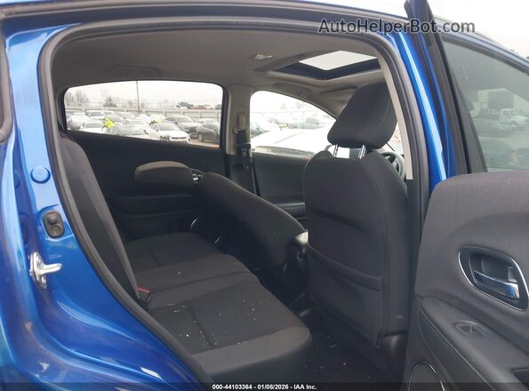 3CZRU6H53NM767435 2022 HONDA HR-V Dark Blue Vista de la etiqueta del VIN