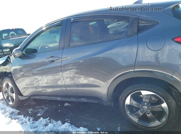 3CZRU6H5XJG729242 2018 HONDA HR-V Gray 