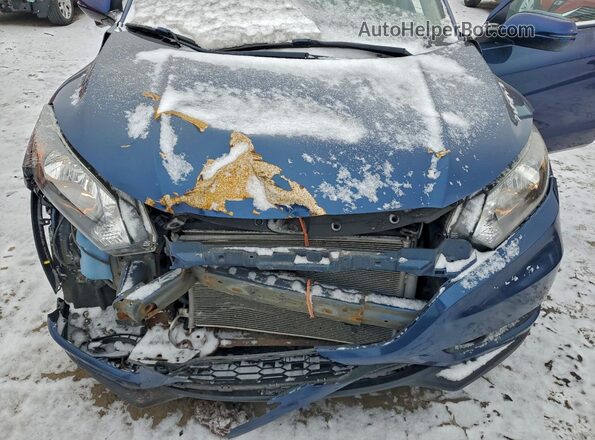 3CZRU6H75GM734733 2016 HONDA HR-V Синий Вид задней части салона