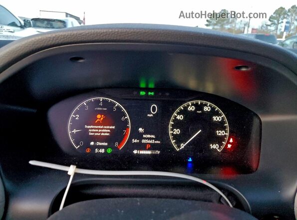 3CZRZ1H37RM737993 2024 HONDA HR-V Silver Widok zestawu wskaźników