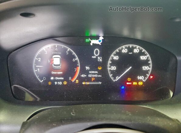 3CZRZ1H59TM700369 2026 HONDA HR-V Белый Вид щитка приборов