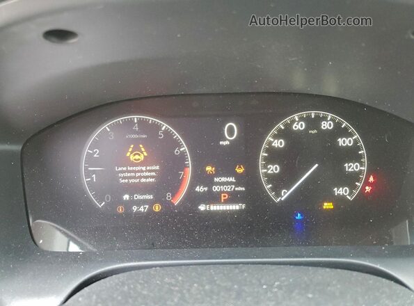 3CZRZ2H38TM732024 2026 HONDA HR-V Blue Instrument cluster view