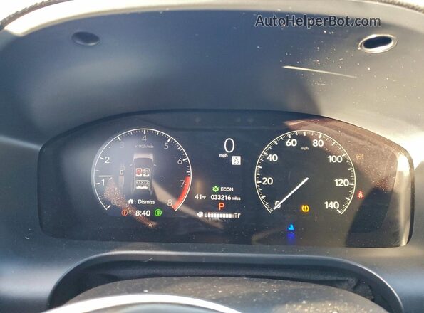 3CZRZ2H58RM765647 2024 HONDA HR-V Black Instrument cluster view