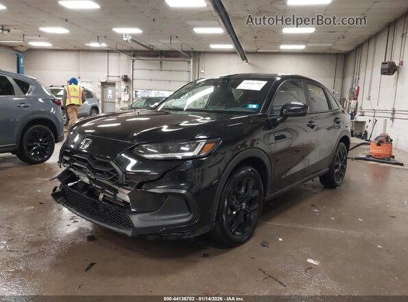 3CZRZ2H58SM775701 2025 HONDA HR-V Black Передня ліва чверть
