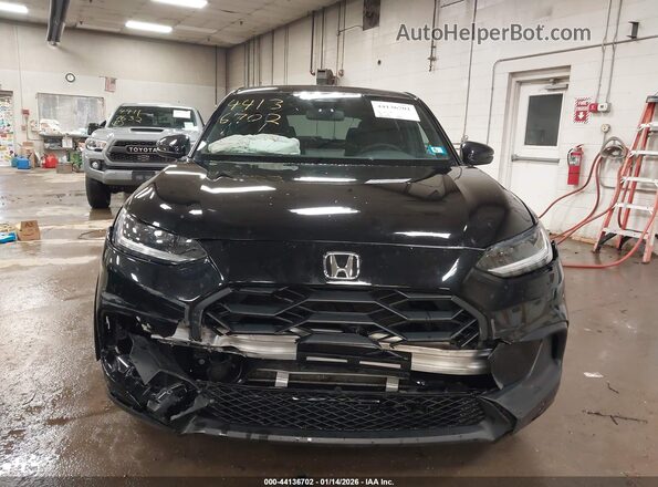 3CZRZ2H58SM775701 2025 HONDA HR-V Black Вид щитка приладів