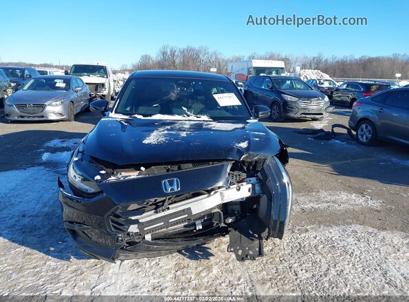3CZRZ2H59PM729690 2023 HONDA HR-V Black Widok zestawu wskaźników