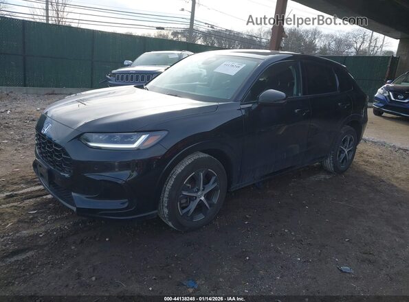 3CZRZ2H76SM729754 2025 HONDA HR-V Черный Передняя левая четверть