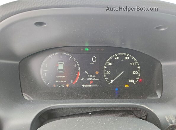 3CZRZ2H78TM706381 2026 HONDA HR-V Gray Vista del cuadro de instrumentos
