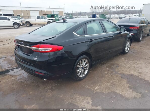 3FA6P0H70HR398187 2017 FORD FUSION Black Tył prawy