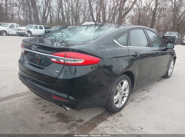 3FA6P0H71JR194911 2018 FORD FUSION Black Задня права чверть