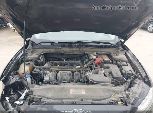 3FA6P0H71JR194911 2018 FORD FUSION Black Вид ззаду
