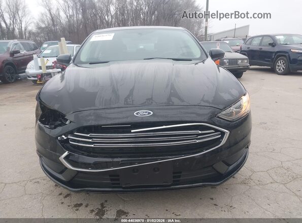 3FA6P0H71JR194911 2018 FORD FUSION Black Вид щитка приладів