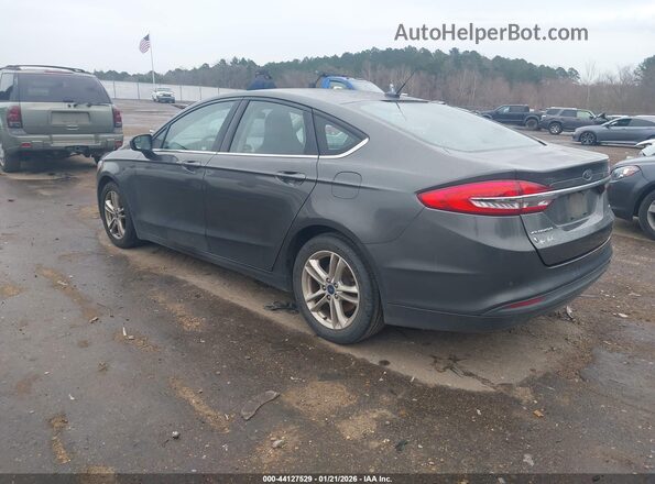 3FA6P0H71JR286150 2018 FORD FUSION Gray Задня ліва чверть