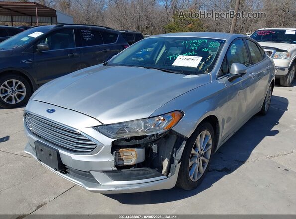 3FA6P0H72HR117989 2017 FORD FUSION Gray Առջևի ձախ երեք քառորդ տեսարան