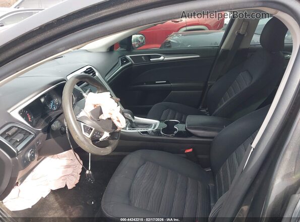 3FA6P0H75GR152475 2016 FORD FUSION Gray წინა სალონის ხედი