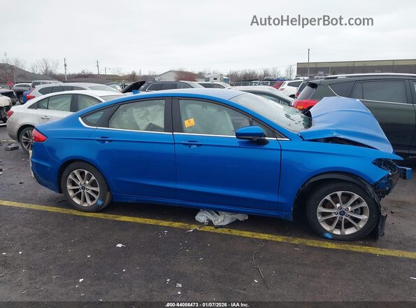 3FA6P0HD1LR185957 2020 FORD FUSION Blue Rear interior view