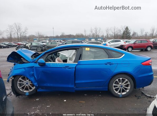 3FA6P0HD1LR185957 2020 FORD FUSION Blue 360 interior view